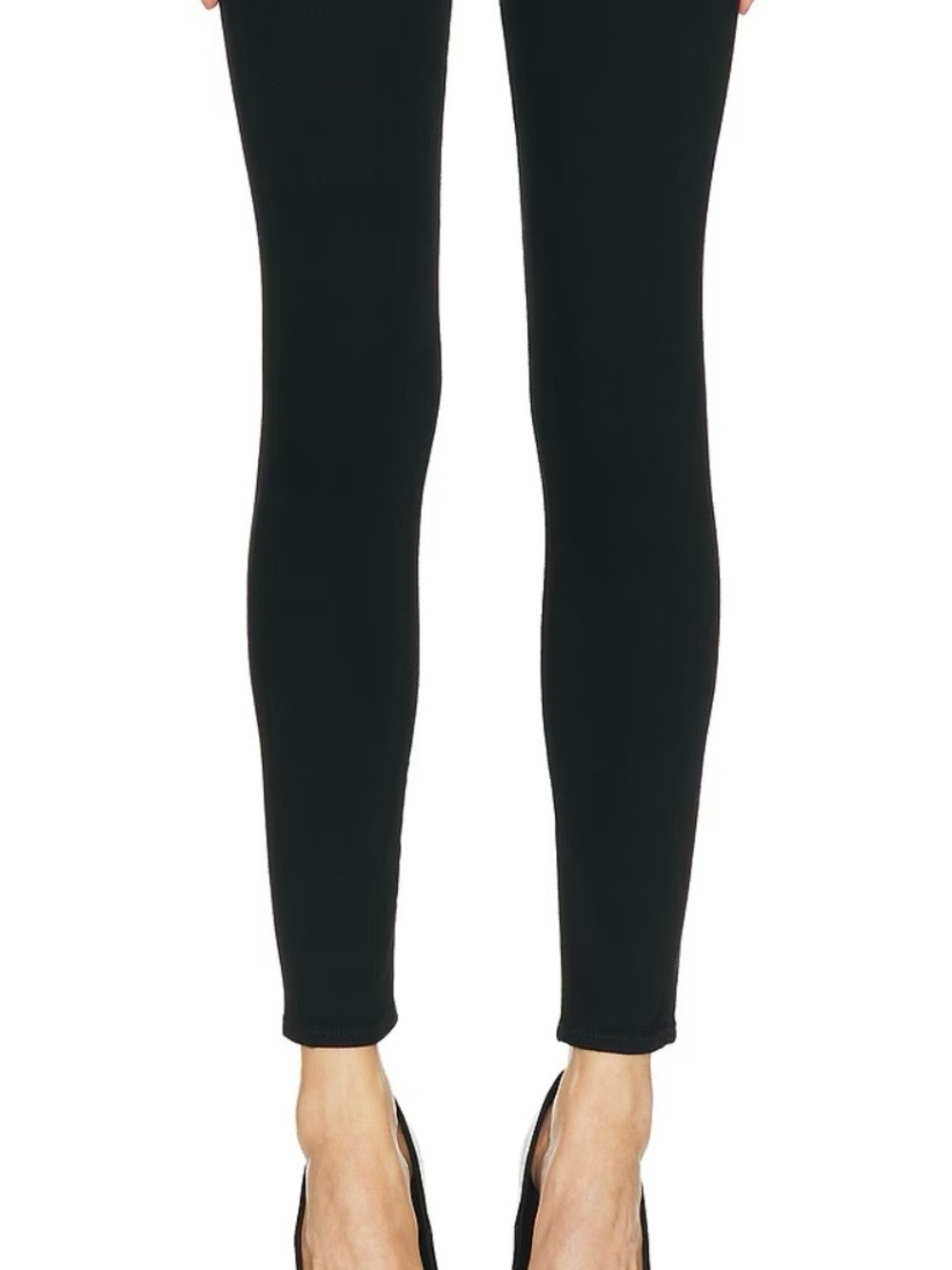 MOTHER Black Ankle Cropped Jeans